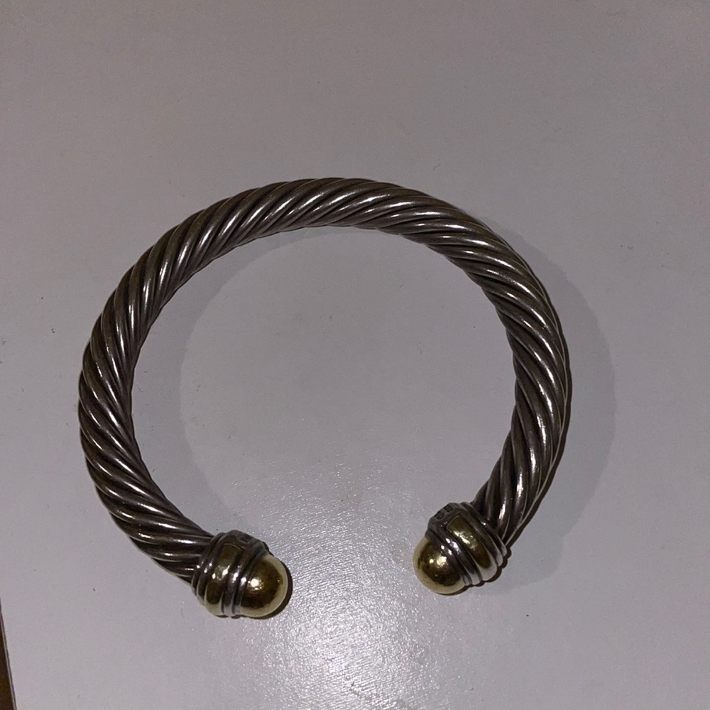David Yurman 7mm Cable Classic 925 and 14k Gold